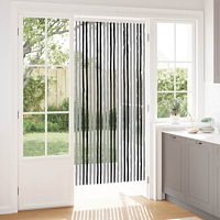 vidaXL Insektsgardin Chenille Grå och svart 90 x 200 cm 100% PP
