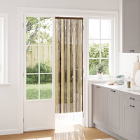 vidaXL Insektsgardin Chenille Mörkbrun och beige 56 x 185 cm 100% PP