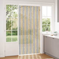 vidaXL Insektsgardin Chenille Grå och Beige 100 x 220 cm 100% PP
