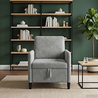 vidaXL Soffa med förvaring Ljusgrå 72 x 78 x 87 cm Polyester