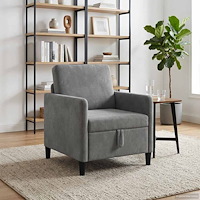 vidaXL Soffa med förvaring Mörkgrå 72 x 78 x 87 cm Polyester