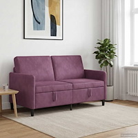vidaXL Soffa med förvaring Lila 152 x 78 x 87 cm Polyester
