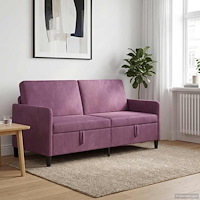 vidaXL Soffa med förvaring Lila 172 x 78 x 87 cm Polyester