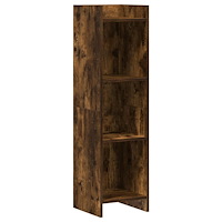 vidaXL Bokhylla Rökt ek 30 x 30 x 111 cm Konstruerat trä