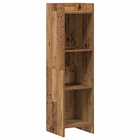 vidaXL Bokhylla Gammalt trä 30 x 30 x 111 cm Konstruerat trä