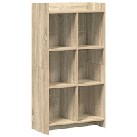 vidaXL Bokhylla Sonoma-ek 59 x 30 x 111 cm Konstruerat trä