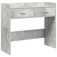 vidaXL Konsolbord Betonggrå 90 x 35 x 80 cm Konstruerat trä