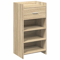 vidaXL Skoskåp med låda Sonoma-ek 48 x 36 x 92 cm Konstruerat trä