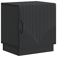 vidaXL Sängbord Svart 43 x 34,5 x 47 cm Konstruerat trä