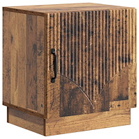 vidaXL Sängbord Gammalt trä 43 x 34,5 x 47 cm Konstruerat trä