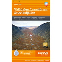 Calazo Förlag Vålådalen, Lunndörren & Oviksfjällen 1:50.000