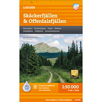Calazo Förlag Skäckerfjällen & Offerdalsfjällen 1:50.000
