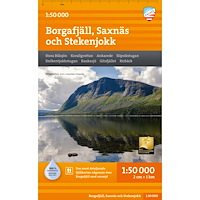 Calazo Förlag Borgafjäll, Saxnäs & Stekenjokk 1:50 000