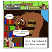 Twin Engine Productions Vilse i Bokskogen : Alla talar svenska (häftad)