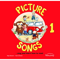 Vedina förlag Picture songs 1 : Ännu fler Rebussånger på engelska (häftad, eng)