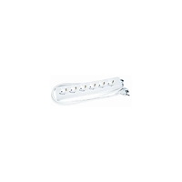 Solar Plus Vägguttag, 10A, Schuko 6 uttag, med jord, utan strömbrytare,...