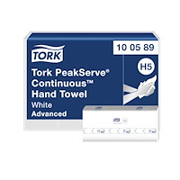 TORK Tork PeakServe Continuous Advanced - pappershandduk - 270 ark - vit (paket om 12)