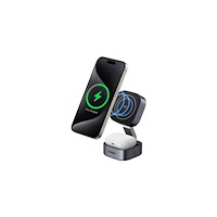 Ugreen Ugreen 2-i-1 Qi-induktiv laddare UGREEN W702 iPhone, AirPods...