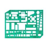 LINEX Linex 100413078, Grön, Plast, Glansigt, 1 mm, 160 mm, 230 mm