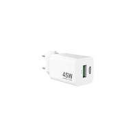 Sinox beslag Sinox PRO väggladdare USB-A+USB-C PD 45W. Vit, inomhus, AC,...