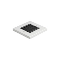 DeLOCK Delock Cable Management Cover 86 x 86 mm with black Brush Strips - cable management panel cover