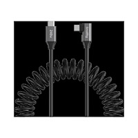 SMALLRIG SmallRig 5730 USB-C Data Cable Coiled (Straight to Angled)
