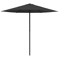 vidaXL Trädgårdsparasol 230 x 230 cm Polyester Rektangulär Antracit