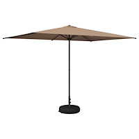 vidaXL Trädgårdsparasol med Ställ 200 x 300 cm Polyester Rektangulär