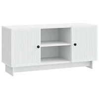 vidaXL TV-skåp 102 x 34,5 x 50 cm Vit Konstruerat trä