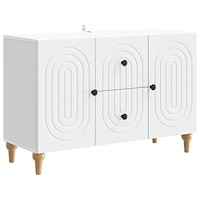 vidaXL TV-skåp med låda Vit 89 x 34,5 x 60 cm Konstruerat trä
