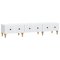 vidaXL TV-skåp med låda Vit 147 x 34,5 x 30 cm Konstruerat trä