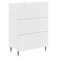 vidaXL Lådans skåp Vit 66 x 34,5 x 92 cm Konstruerat trä