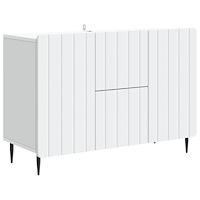 vidaXL Sideboard med låda Vit 89 x 34,5 x 62 cm Konstruerat trä