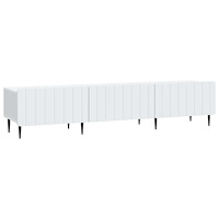 vidaXL TV-skåp med låda Vit 147 x 34,5 x 32 cm Konstruerat trä