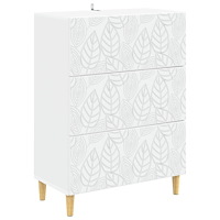 vidaXL Lådans skåp Vit 66 x 34,5 x 90 cm Konstruerat trä