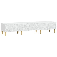 vidaXL TV-skåp 147 x 34,5 x 30 cm Vit Konstruerat trä