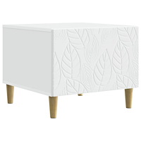 vidaXL Kaffeebord Vit 50 x 49 x 40 cm Konstruerat trä