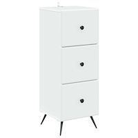 vidaXL Lådans skåp Vit 33 x 34,5 x 90 cm Konstruerat trä
