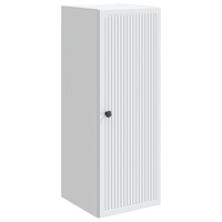 vidaXL Väggmonterat skåp Vit 33 x 34,5 x 90 cm Konstruerat trä