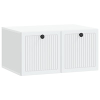 vidaXL Väggmonterad TV-bänk Vit 59,5 x 41 x 30 cm Konstruerat trä
