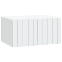 vidaXL Väggmonterad TV-bänk Vit 59,5 x 41 x 30 cm Konstruerat trä