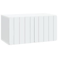 vidaXL Väggmonterad TV-bänk Vit 59,5 x 31 x 30 cm Konstruerat trä