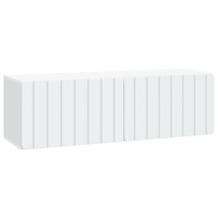 vidaXL Väggmonterad TV-bänk Vit 98 x 31 x 30 cm Konstruerat trä