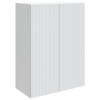 vidaXL Väggmonterat skåp Vit 66 x 34,5 x 90 cm Konstruerat trä