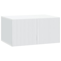 vidaXL Väggmonterad TV-bänk Vit 59,5 x 41 x 30 cm Konstruerat trä