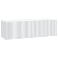vidaXL Väggmonterad TV-bänk Vit 98 x 31 x 30 cm Konstruerat trä
