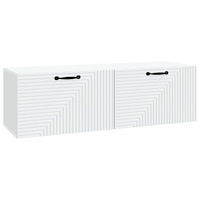 vidaXL Väggmonterad TV-bänk Vit 98 x 31 x 30 cm Konstruerat trä