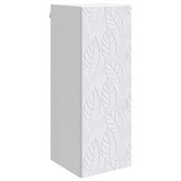 vidaXL Väggmonterat skåp Vit 33 x 34,5 x 90 cm Konstruerat trä