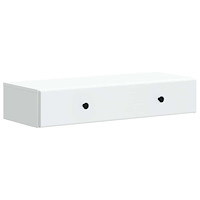 vidaXL Väggmonterad sidobord Vit 87,5 x 34,5 x 17 cm Konstruerat trä