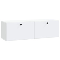 vidaXL Väggmonterad TV-bänk 98 x 31 x 30 cm Vit Konstruerat trä
